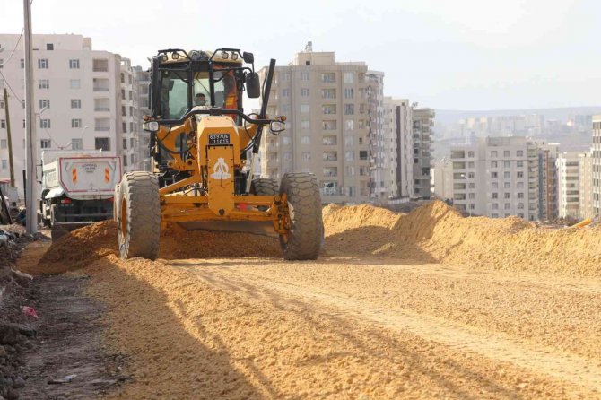 Karaköprü’de Yeni Yol Çalışması