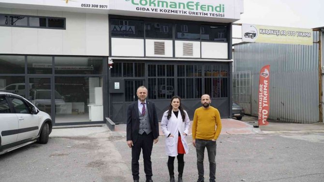 Başkan Keleş Gıda Ve Kozmetik Üretim Tesisini İnceledi