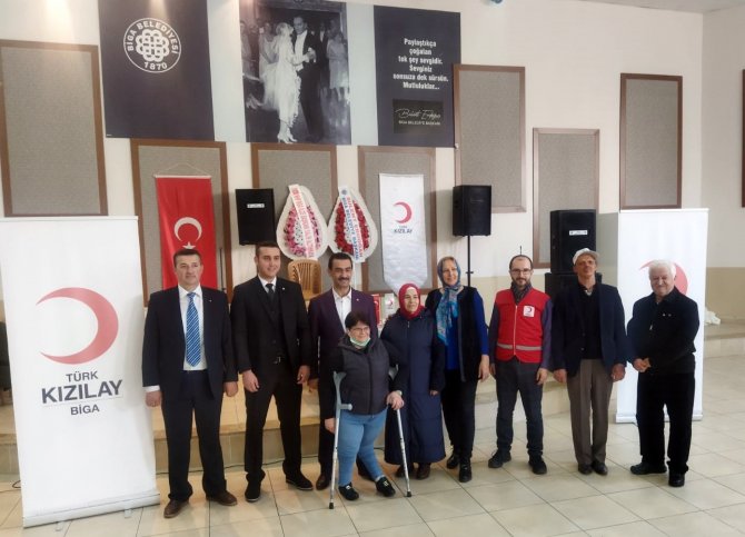 Kızılay Biga Şube Başkanı Başer Güven Tazeledi