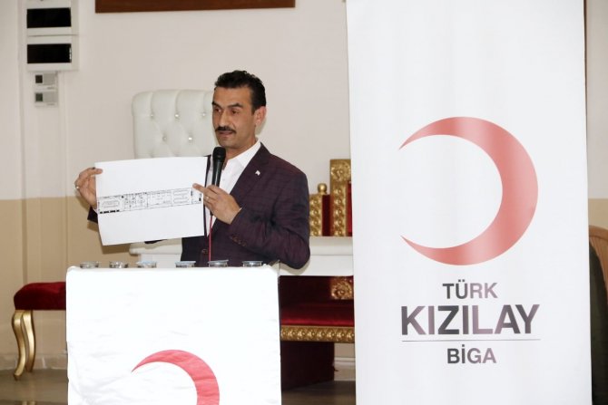 Kızılay Biga Şube Başkanı Başer Güven Tazeledi