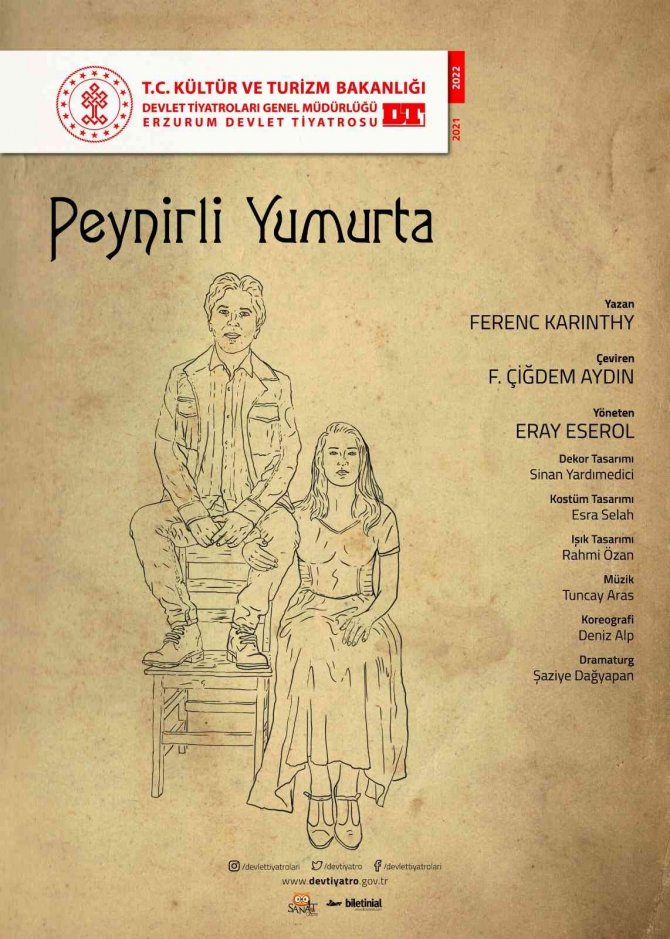 Nevü’de “Peynirli Yumurta” Adlı Tiyatro Oyunu Sahnelenecek