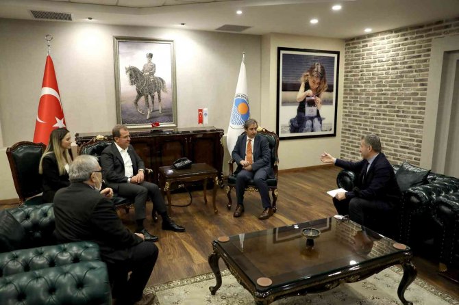 Seçer, Ab Türkiye Delegasyonu İle Bir Araya Geldi