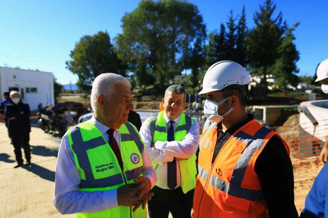 Gümbet Ve Gümüşlük Arıtma Tesislerinin Yapımı Hızla İlerliyor