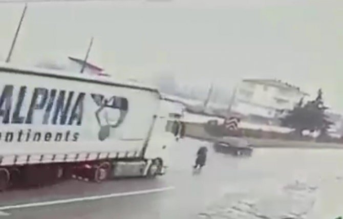 Samsun’da Ki Feci Kazanın Kamera Kayıtları Ortaya Çıktı