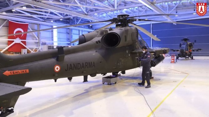 Jandarma Genel Komutanlığına Bir Atak Helikopteri Daha