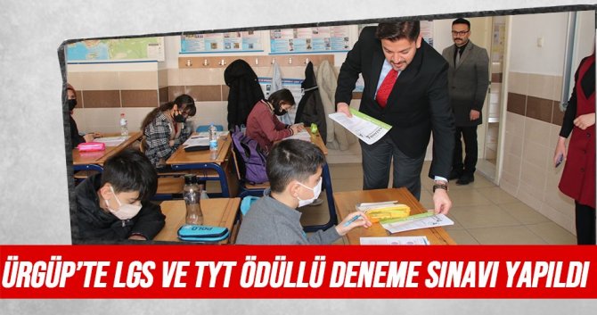 Ürgüp’te Ücretsiz Deneme Sınavı Yapıldı
