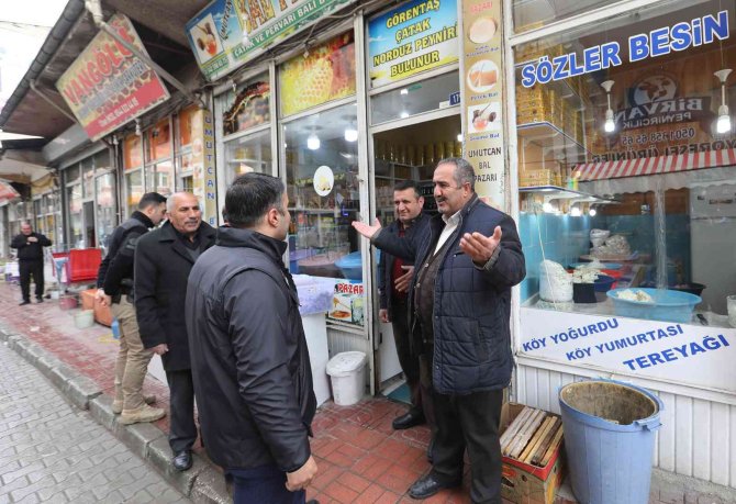 Genel Sekreter Çelikel Restore Edilen Tekel Binasını Gezdi