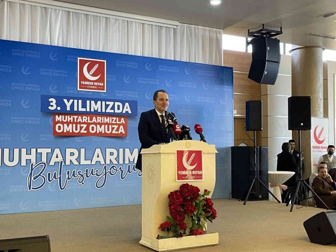 Yeniden Refah Partisi Genel Başkanı Fatih Erbakan Muhtarlarla Buluştu