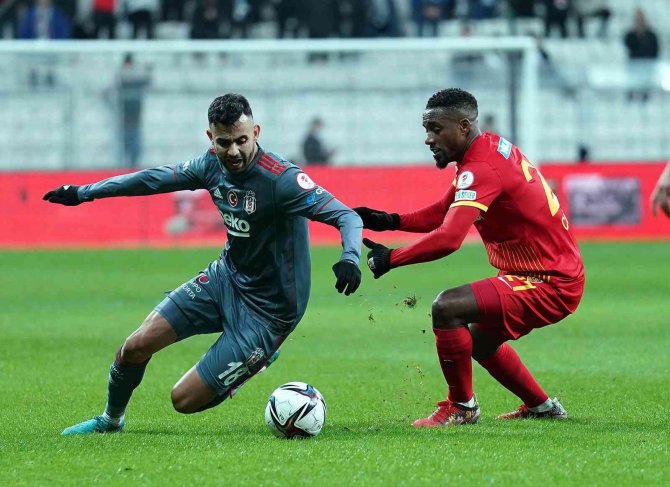 Ziraat Türkiye Kupası: Beşiktaş: 1 - Kayserispor: 1 (İ̇lk Yarı)