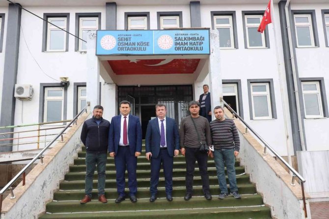 Milli Eğitim Müdürü Aşçı Kahta’da İncelemelerde Bulundu