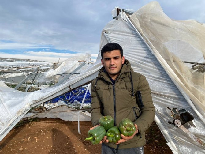 Serasını Hortum Vuran Kadın Çiftçinin Gözyaşları