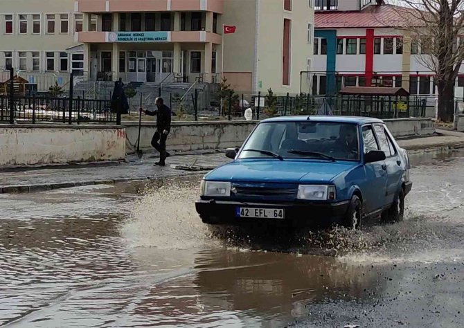 Ardahan’da Eriyen Kar Su Baskınlarına Yol Açtı