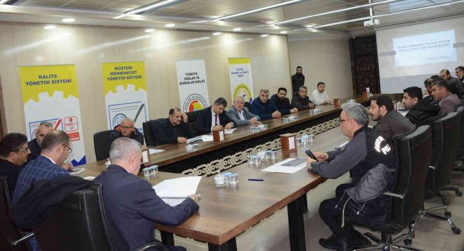 Tatvan Küçük Sanayi Sitesinin Sorunları Görüşüldü