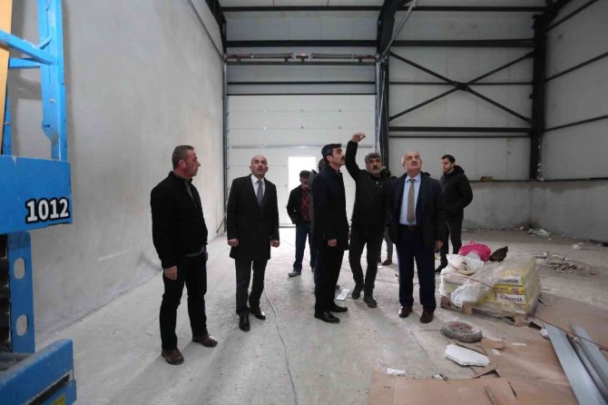 Başkan Aygün, İ̇shakçılar’daki Projeleri İnceledi