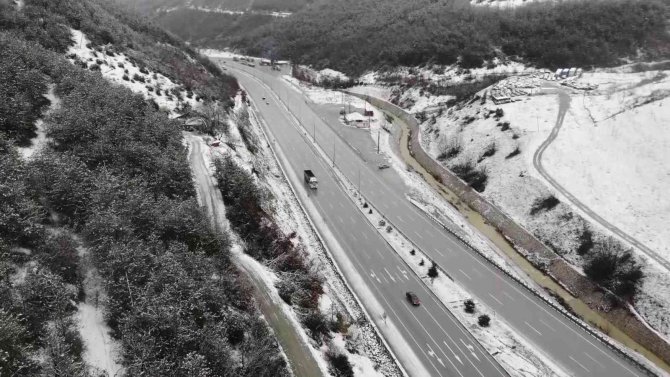 Samsun’un Yüksek Kesimlerinde Kar Etkili Oldu