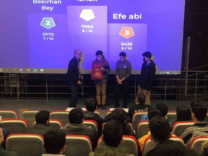 Afad Deprem Haftası Kapsamında Öğrencilere Eğitim Verdi