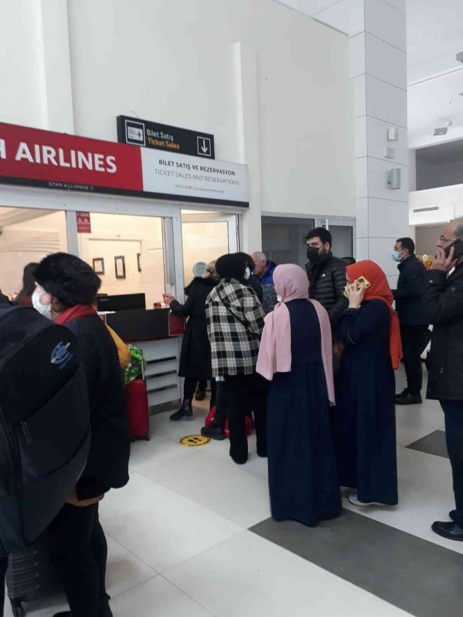 Kahramanmaraş’ta Hava Muhalefeti Nedeniyle Uçak Seferleri İptal Edildi