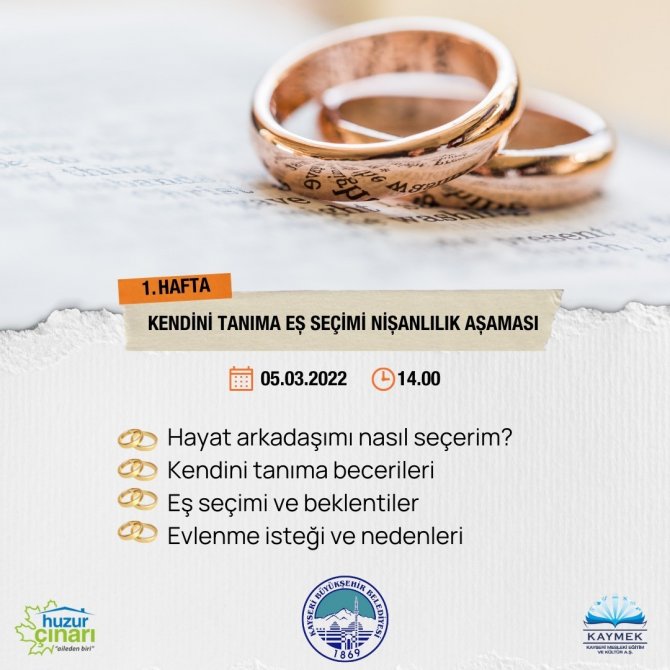 Büyükşehir’in ’Mutlu Evlilik Akademisi’ Başlıyor