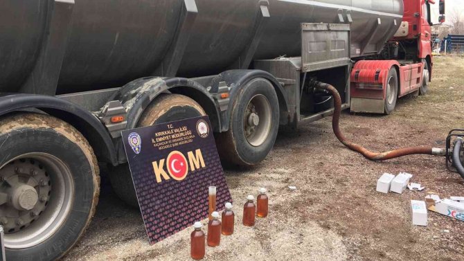 Kırıkkale’de 26,5 Ton Kaçak Akaryakıt Ele Geçirildi