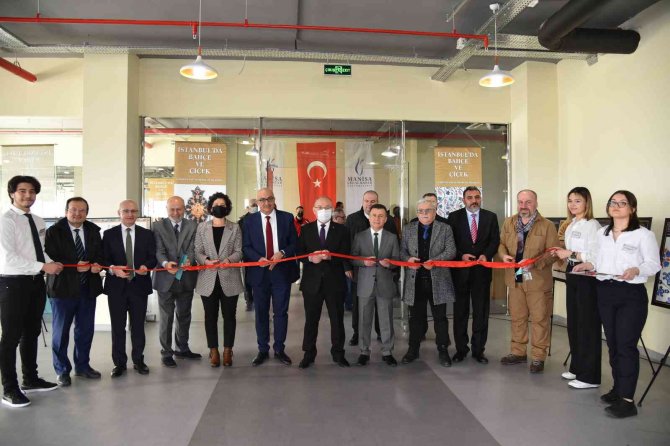 Manisa’da ‘İ̇stanbul Bahçe Ve Çiçek’ Resim Sergisi Açıldı
