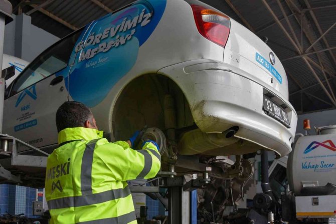 Meski̇, Araç Ve İş Makinelerini Bakım Ve Onarımdan Geçiriyor