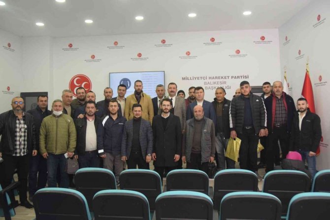 Balıkesir’de Mhp’ye Katılımlar Sürüyor