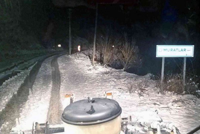 Menteşe’nin Yüksek Kesimlerinde Kar Mesaisi