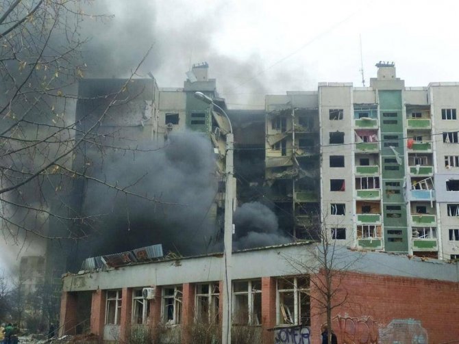Rusya, Çernihiv’de Yerleşim Yerini Vurdu
