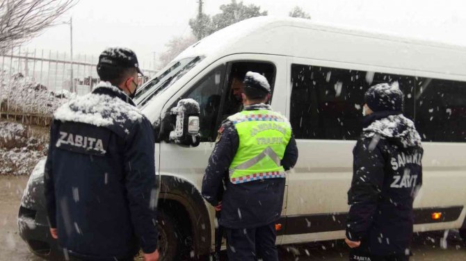 Sandıklı’da İşçi Ve Personel Servisleri Denetlendi
