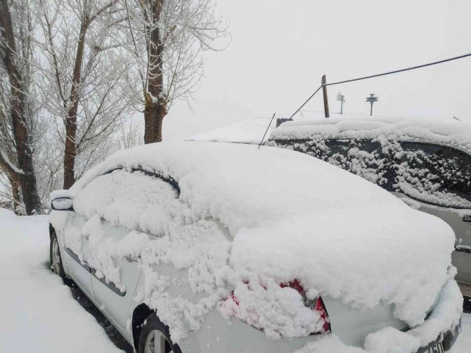 Başkale’de Araçlar Kara Gömüldü, Okullar Tatil Edildi