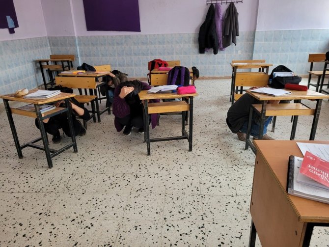 Sungurlu’da Deprem Tatbikatı