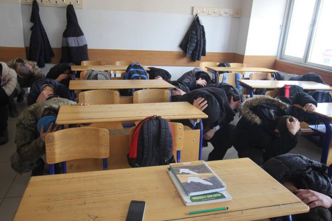 Bayburt’ta Deprem Tatbikatı