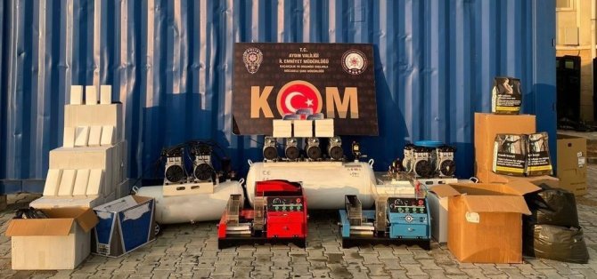 Aydın Polisinden Kaçak Sigara Operasyonu