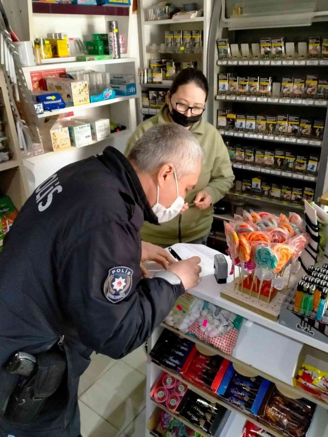 Bandırma’da Okul Çevresinde Tek Dal Sigara Denetimi