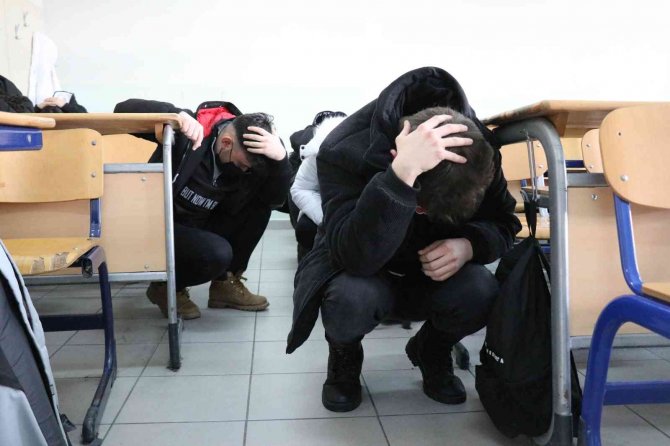 Bolu’da Deprem Tatbikatı