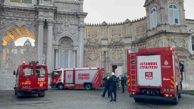 Dolmabahçe Sarayı’nda Korkutan Yangın