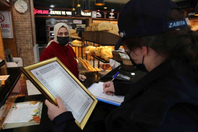 Erzincan’da Zabıtadan Fırın Denetimi