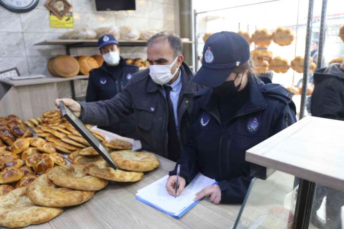 Erzincan’da Zabıtadan Fırın Denetimi