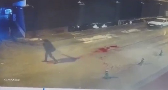 Kanlı Çatışma Anı Kamerada