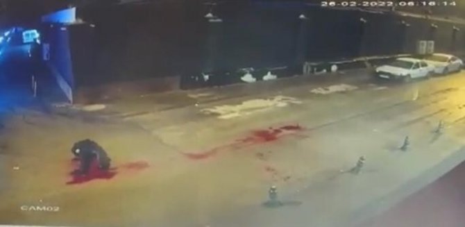 Kanlı Çatışma Anı Kamerada