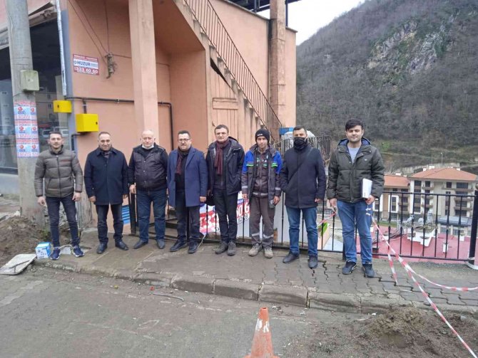 Dereli İlçesinde İlk Doğalgaz Açıldı