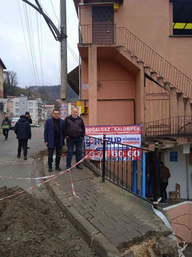 Dereli İlçesinde İlk Doğalgaz Açıldı