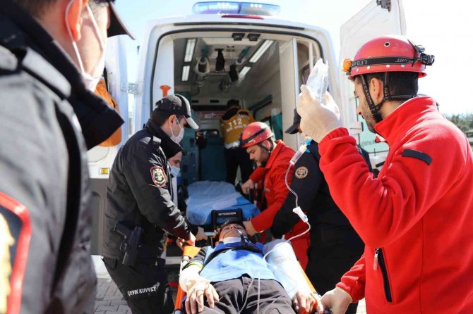 Kahramanmaraş’ta 6.4’lük Deprem Tatbikatı