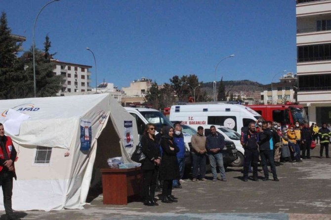 Kilis’te Deprem Tatbikatı