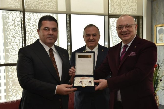 Başkan Ergün, Mhp Heyetini Ağırladı