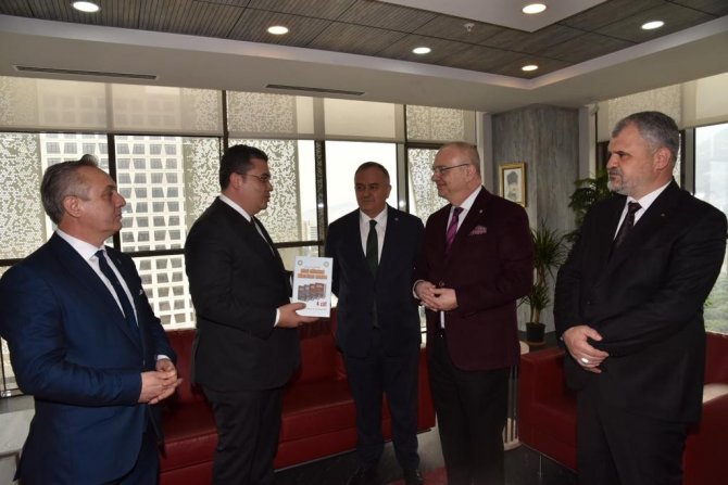 Başkan Ergün, Mhp Heyetini Ağırladı