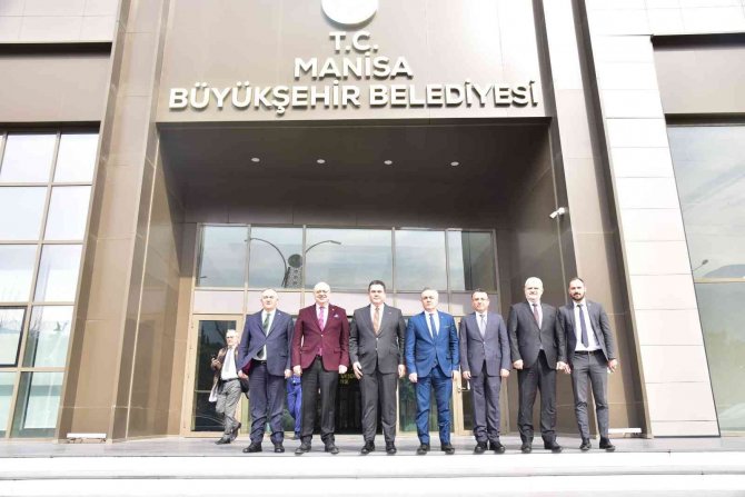 Başkan Ergün, Mhp Heyetini Ağırladı