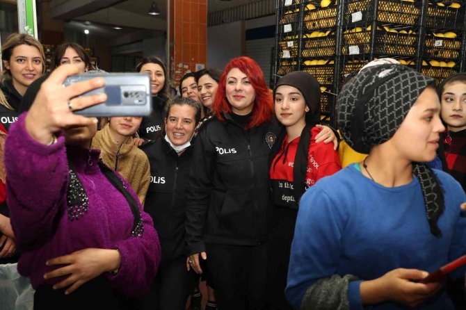 Kadın Polisler Halde Çalışan Kadınlara Kades’i Anlattı