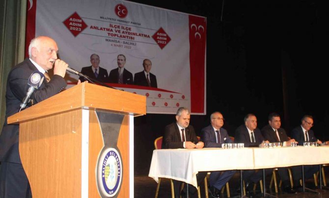 Mhp’nin İlçe Toplantıları Salihli’den Başladı