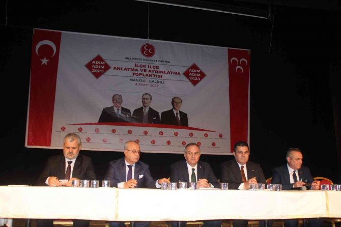 Mhp’nin İlçe Toplantıları Salihli’den Başladı